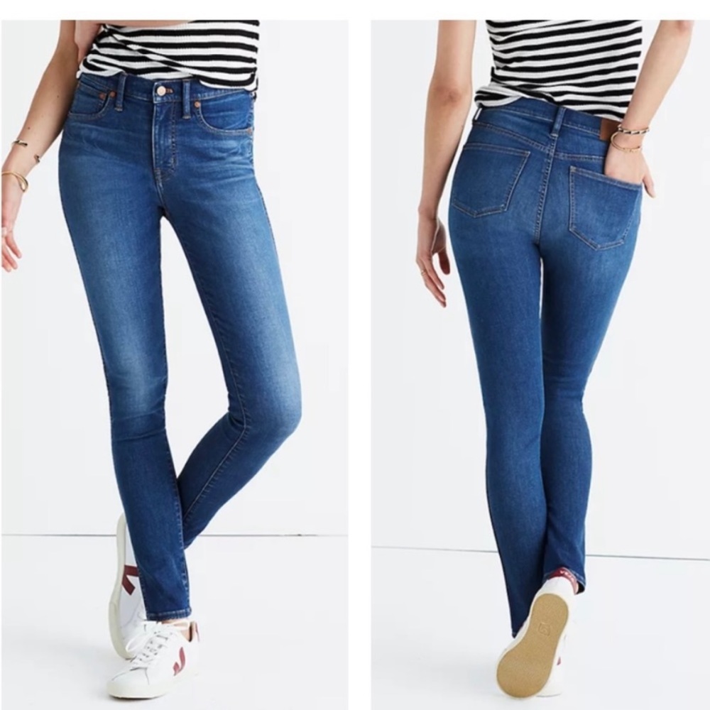 MADEWELL Magic Pocket 9" Mid-Rise Skinny Jeans